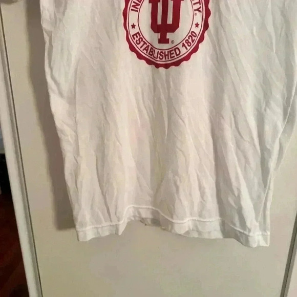INDIANA UNIVERSITY HOOSIERS logo t-shirt - Picture 5 of 5